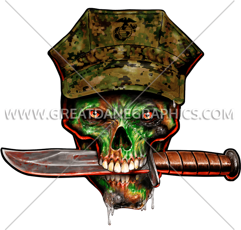 Skull With Marine Cover (825x742)