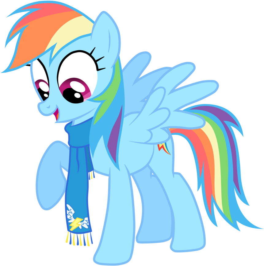 Wonderbolts Scarf By Jennieoo - מיי ליטל פוני ריינבו דאש (890x898)