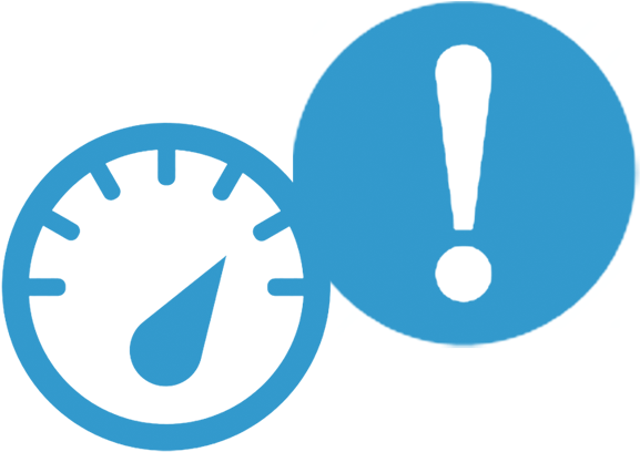 Over Speed Alarm Works When The Vehicle Goes Beyond - Speedometer (588x588)