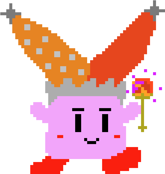 Flare Beam Kirby - Cartoon (660x670)