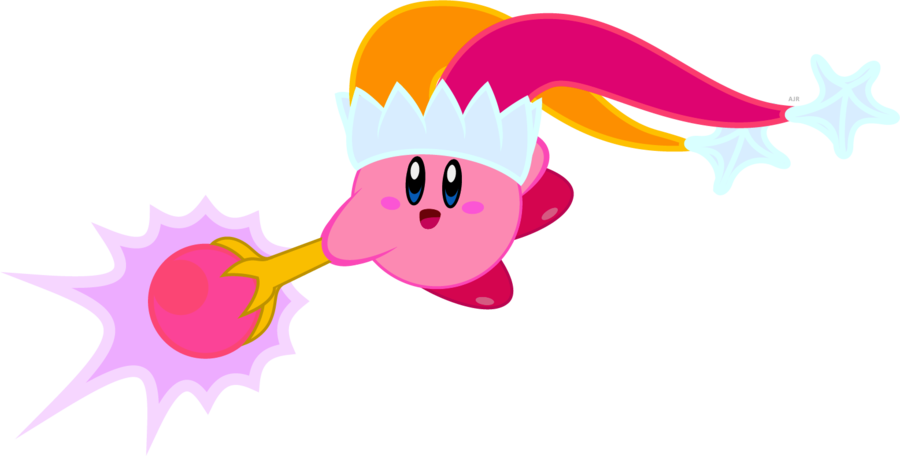 Kirby By Lostinheadguy - Kirby Flare Beam (900x456)