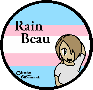 Rain-beau Button By Fireofmypen - Smiley Face Clip Art (362x332)