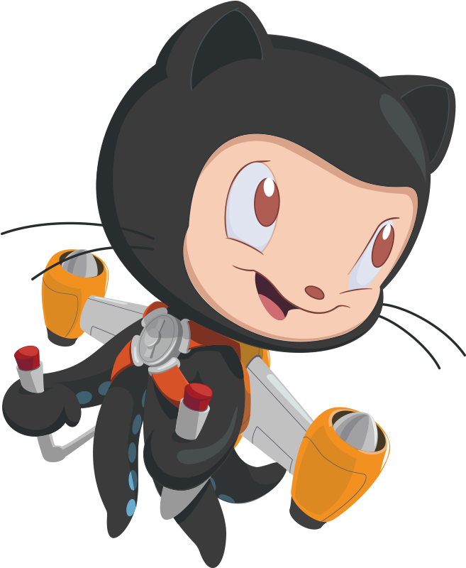 The Jetpacktocat - Github Octocat (896x896)