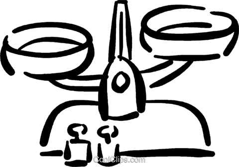 Triple Beam Balance Clipart Good Triple Beam Balance - Pan Balance Clip Art (480x336)