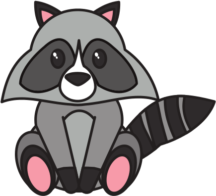 Raccoon Cartoon Character Illustration - Art (550x550)