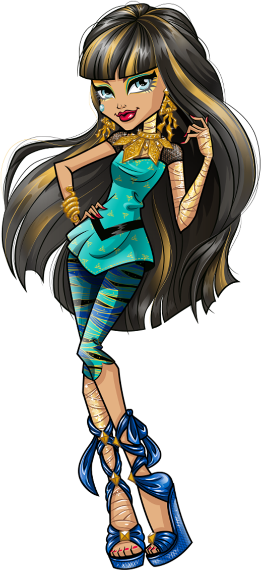Cleo De Nile - Monster High Cleo De Nile Reboot (554x1163)