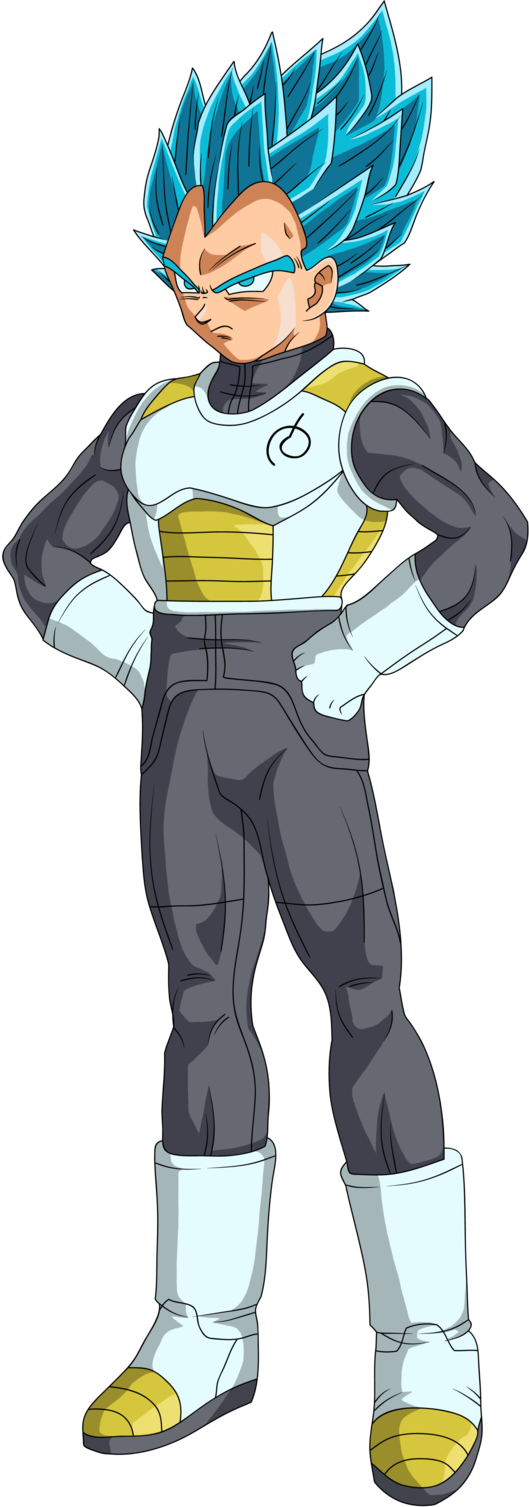 Vegeta Goku Gohan Majin Buu Android - Dragon Ball Vegeta Ssgss (529x1507)