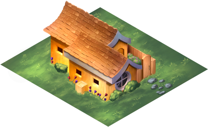 Isometric House By Ysasi - Scale Model (800x515)