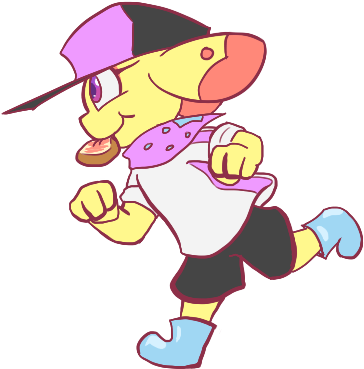 Kristina Is Such A Rebel She Runs With Jelly Toast - Cartoon (409x394)