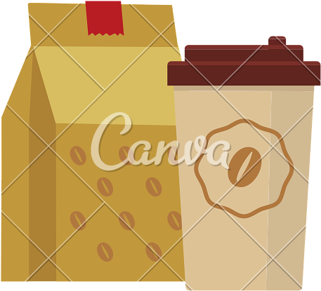 Take Away Coffee Simplified - World Map (800x800)