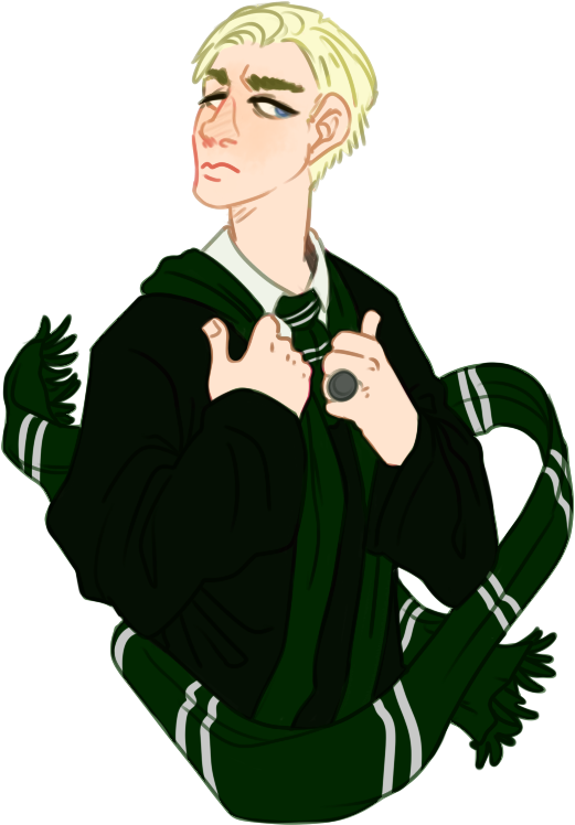 Art Trade- Draco Malfoy By Spazzan - Illustration (600x800)
