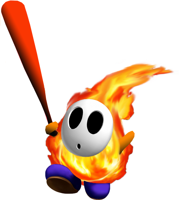 Yoshigo99 - Shy Guy Mario Super Sluggers (800x860)