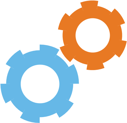 Two Gears Icon - Gear Icon Transparent (550x550)