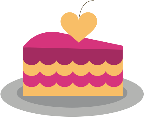 Cake With Heart Topper - Birthday Cake (550x550)