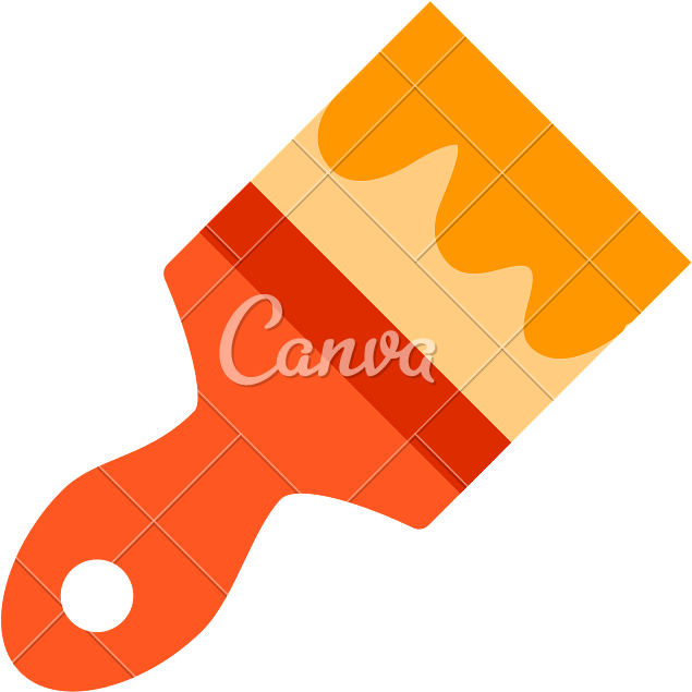 Paint Brush - Icona Pennello Png (1268x1269)