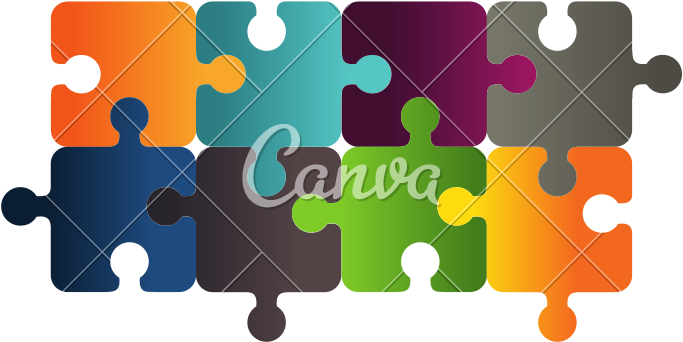 Puzzle Pieces Isolated Icon - Example Of Competency Map (800x800)