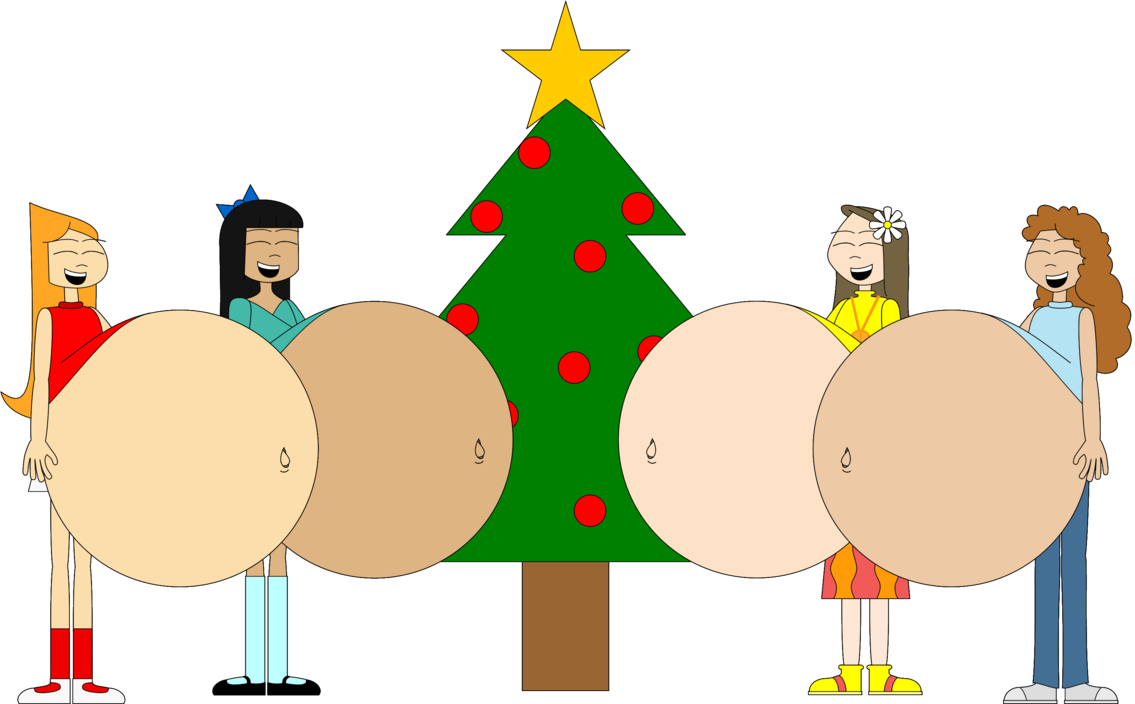 A Christmas With Candace, Stacy, Jenny And Mandy By - Christmas Day (1135x704)