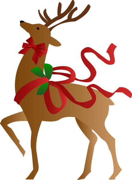 Reindeer Free Download Clipart - Collections Etc Holiday Joy Reindeer Garage Door Magnets (440x600)