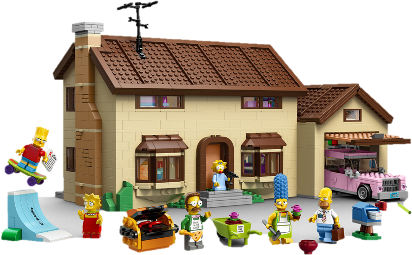 You Will Earn 36 Reward Points By Buying This Product - Lego 71006 The Simpsons House (900x732)