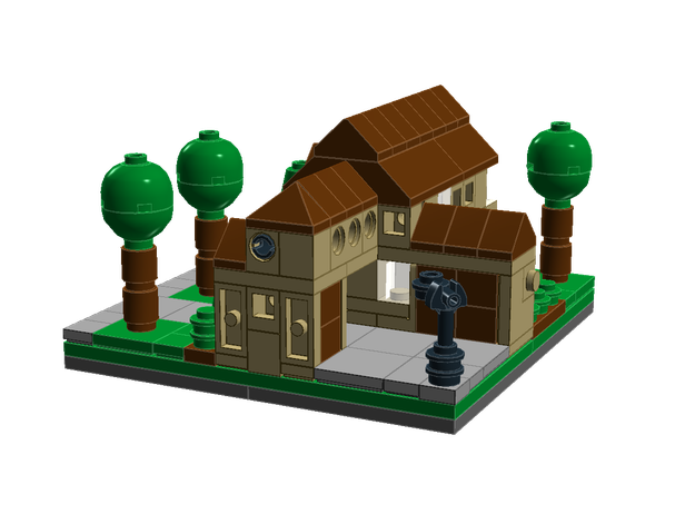 Tudor Style Nano House - Castle (616x462)