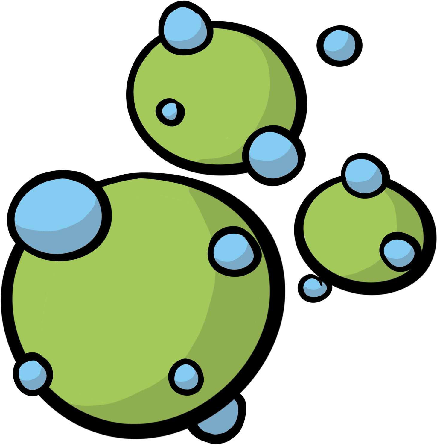 Malware Floating Around In Green - Malware Floating Around In Green (2048x2048)