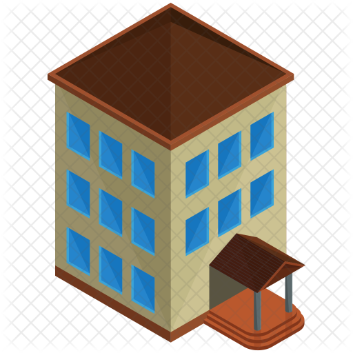 Apartment Icon - Building (512x512)