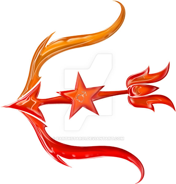 Sailor Mars Arrow Eternal By Earthstar01 - Sailor Mars Symbol Crystal (600x600)