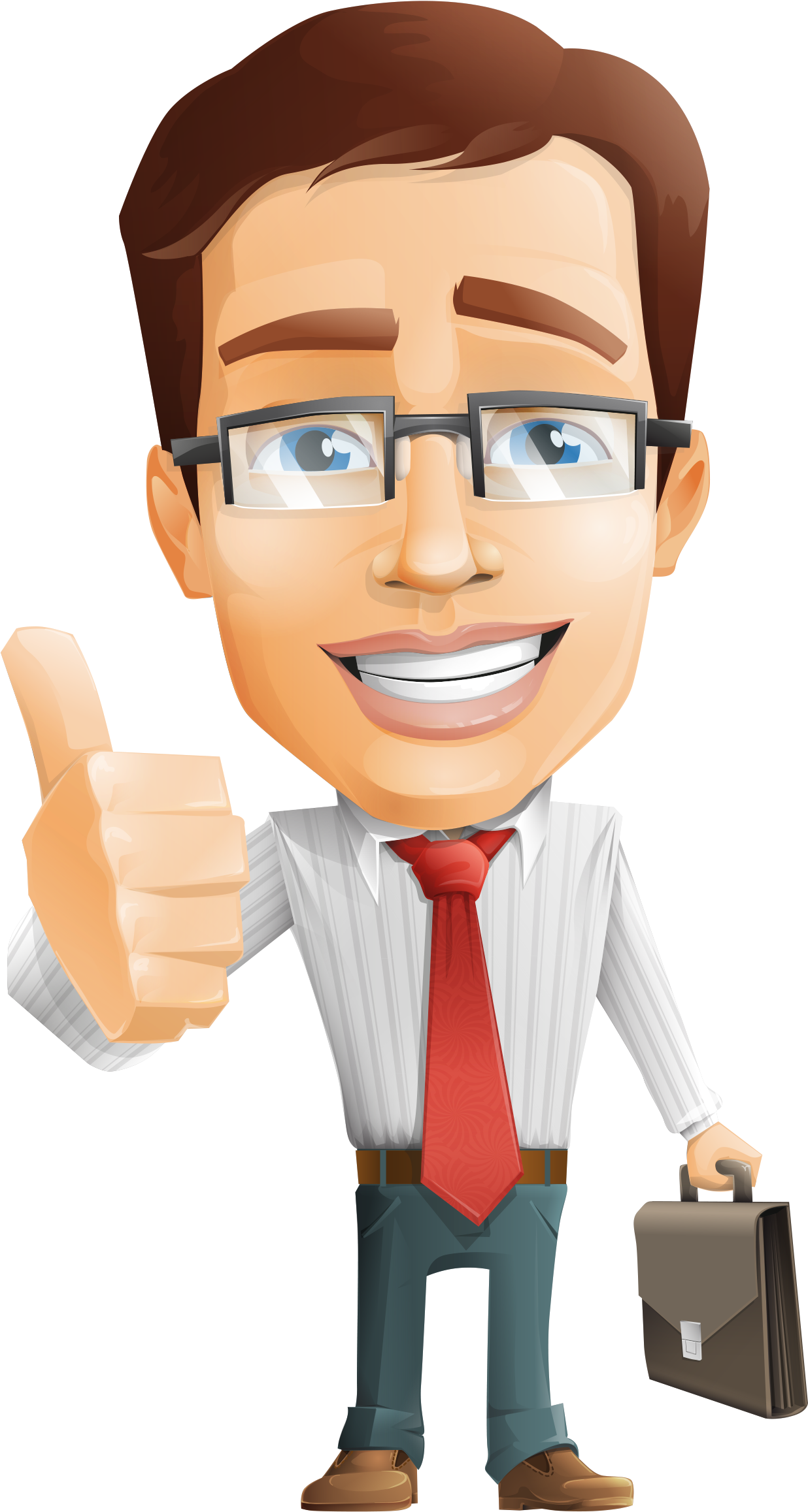 Businessman Vector Character2 - Business Man Vector (1343x2382)