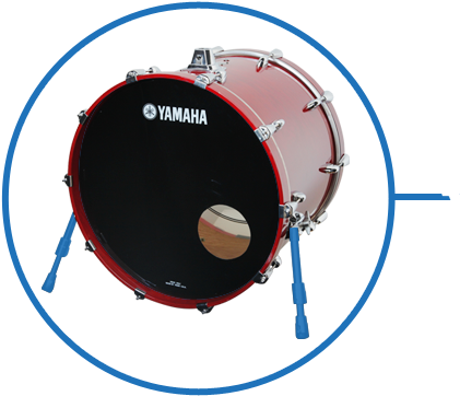 Bass Drum Leg - Bass Drum (556x563)