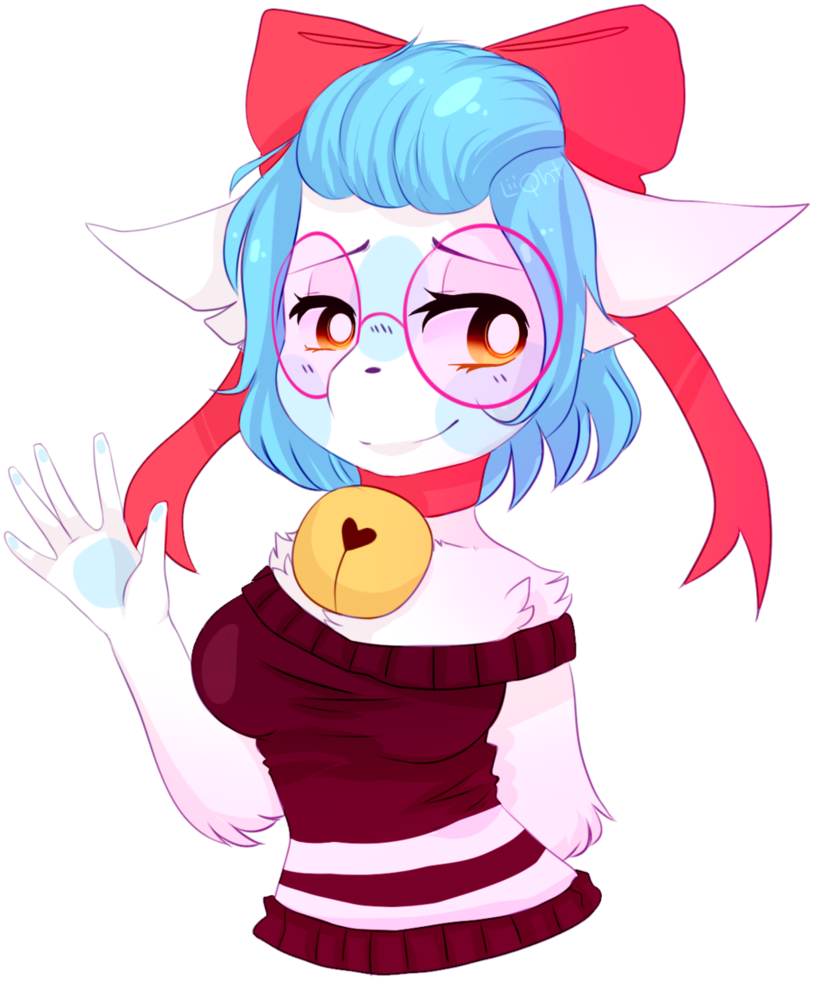 An Awkward Hi By Liiqht - Cartoon (814x981)