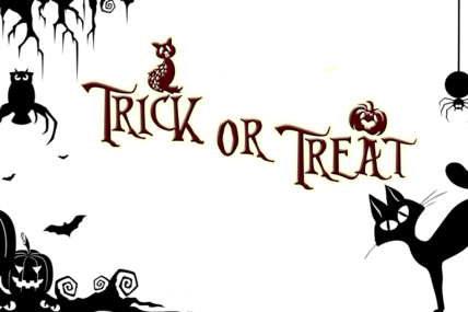 Halloween Madness - Trick Or Treat Round Ornament (428x285)