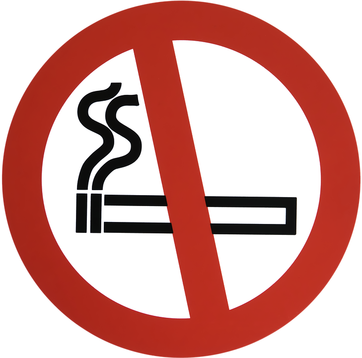 Office Fire Safety - Verboden Te Roken Pictogram (744x720)