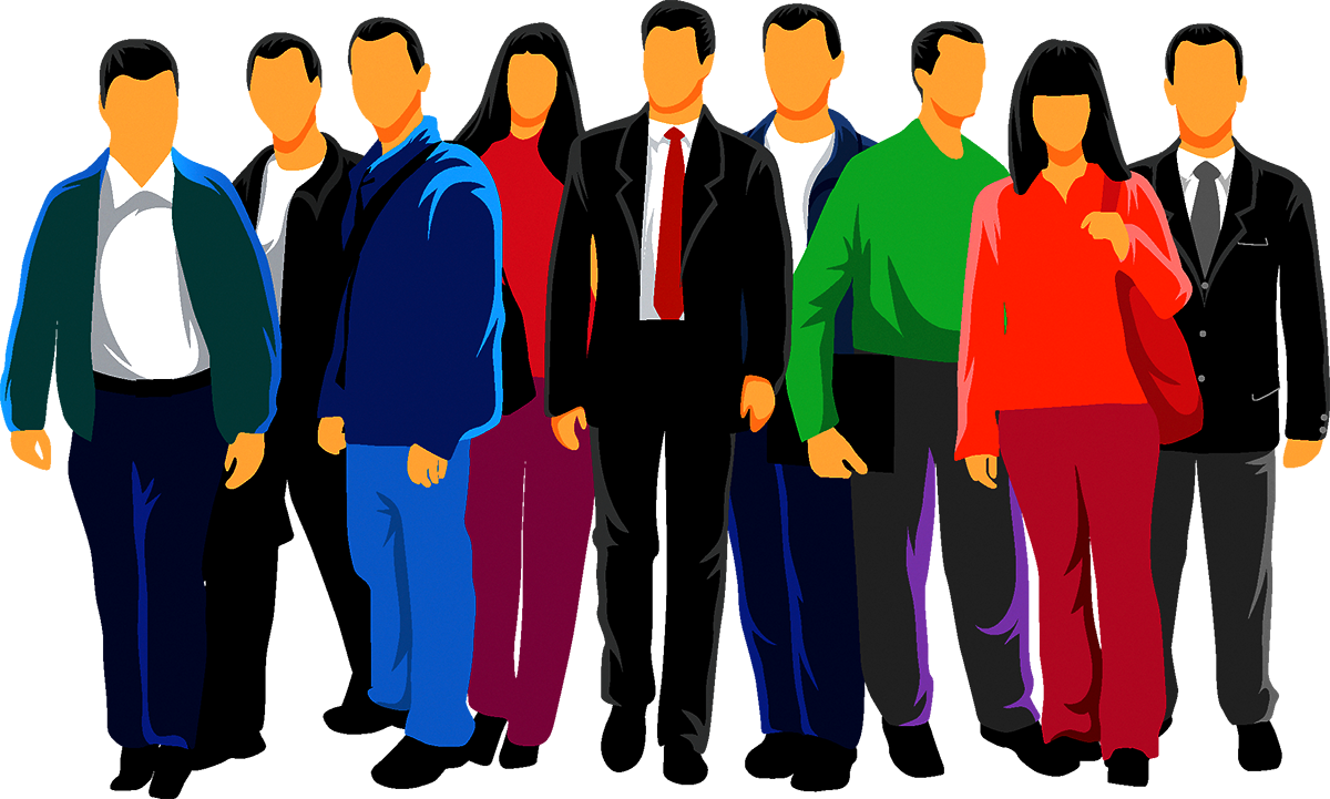 Euclidean Vector People - Transparent People Vector Png (1200x721)