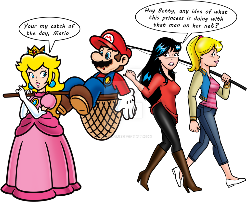 Betty And Veronica) By Famousmari5 Mario Of The Day - Betty Cooper Deviantart (1024x843)
