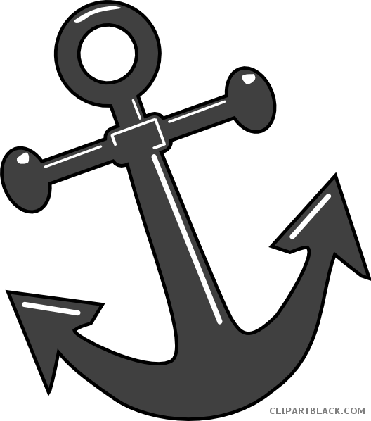 Grayscale Anchor Tools Free Black White Clipart Images - Anchor Papers (528x598)