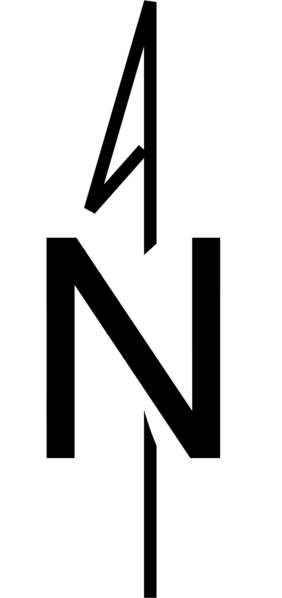 This Free Icons Png Design Of Simple Compass Rose - North Point On Compass (1200x2400)