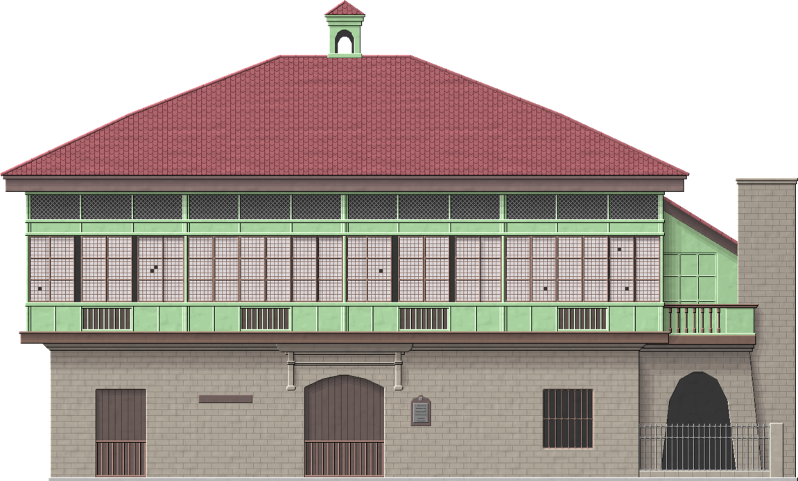 Jose Rizal House By Herbertrocha - House Of Rizal Sketch (1151x695)