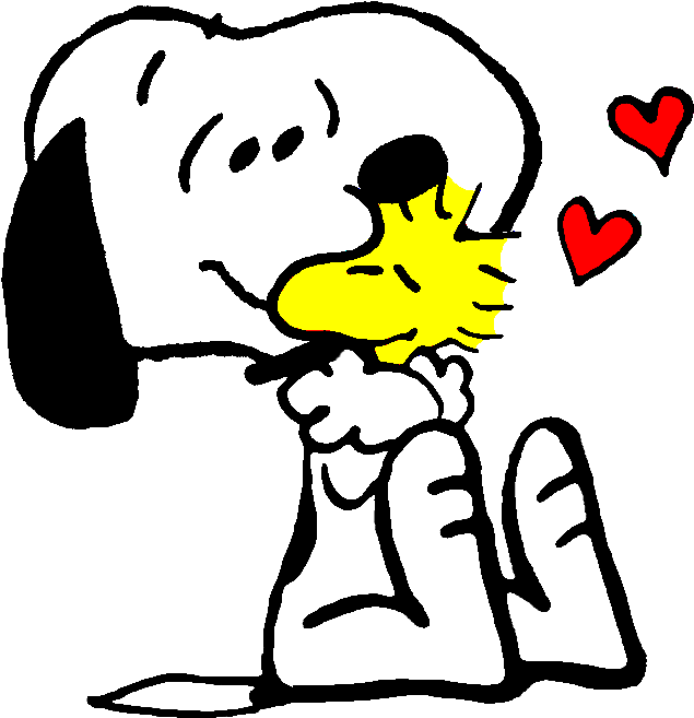 Te Amo Muito, Woodstock By Bradsnoopy97 - Trendy Tripper Swedish Dishcloth - Snoopy Hug & (736x748)