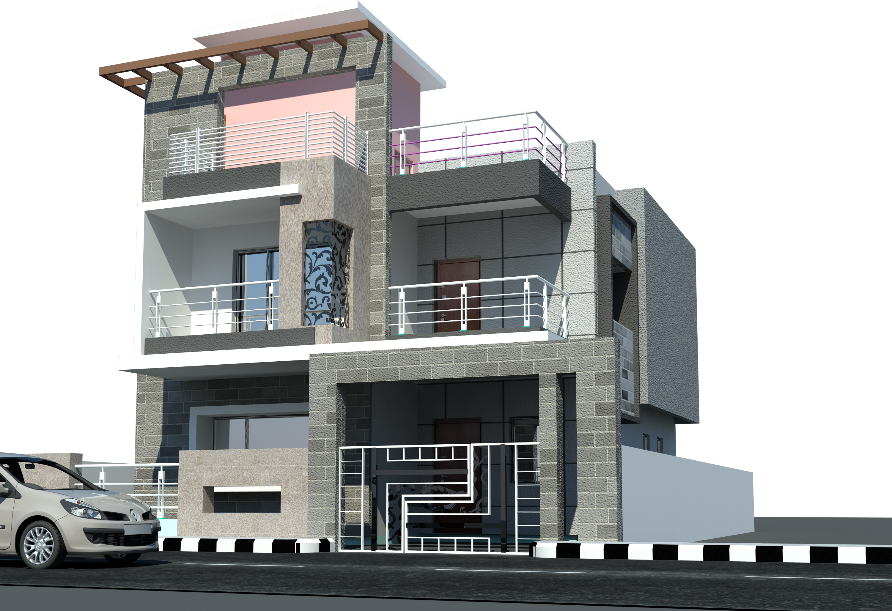 House Elevation, House Pics, Modern Houses, Elevator, - House (3000x2250)