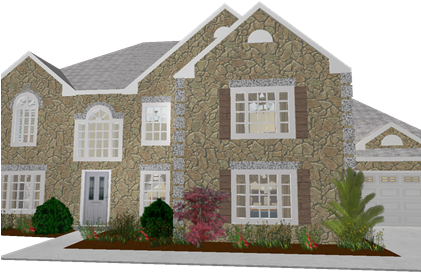Suburban House - Camcool12354 - Suburban Roblox Blox Burg Houses (420x420)
