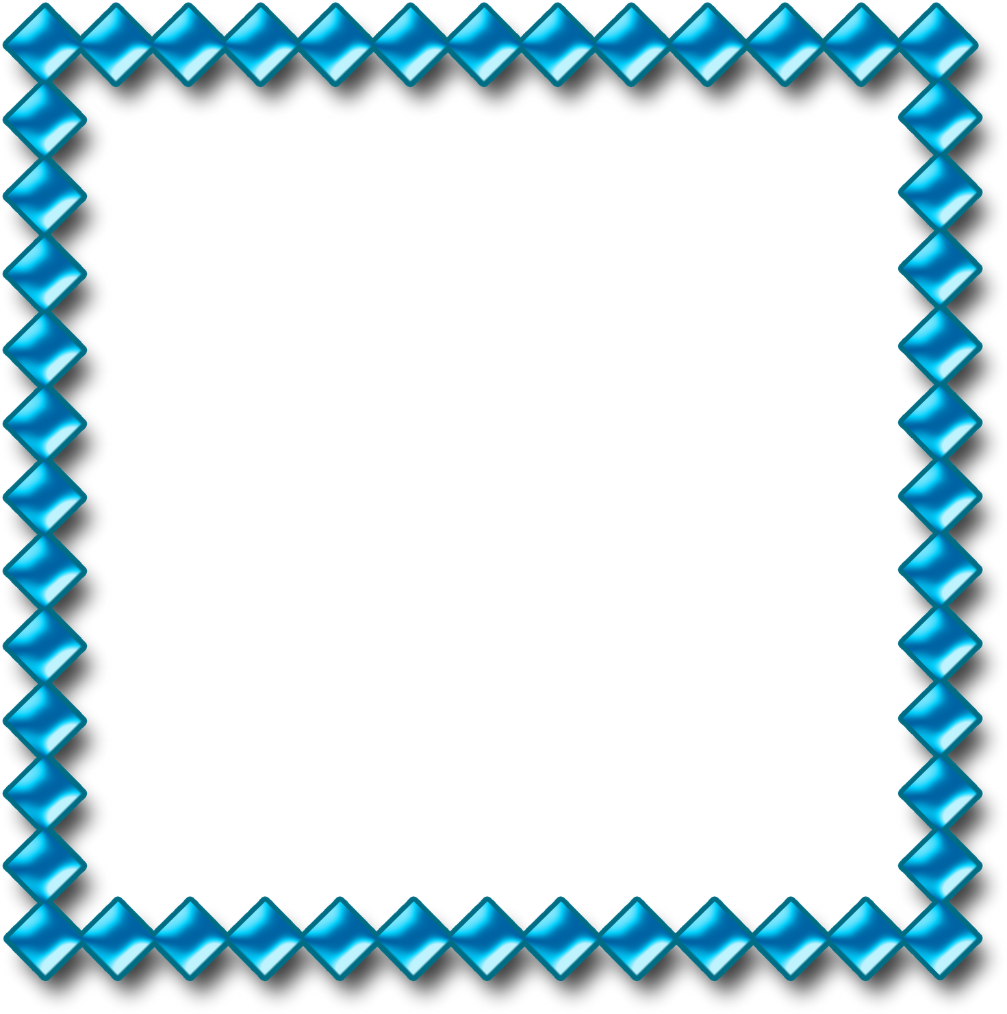 Blue Frame Png - Adobe Photoshop (1600x1600)