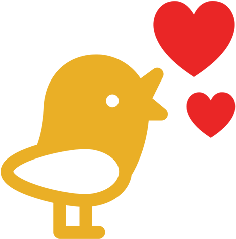 Trino-amor - - Pollito Con Corazones (480x478)