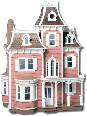 Victorian Dollhouses - Dollhouse Kits (306x401)