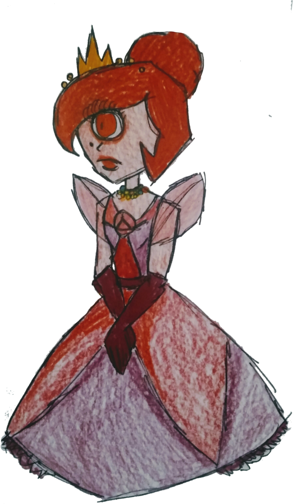 Red Sapphire By Kingdaeva - Illustration (1024x1712)