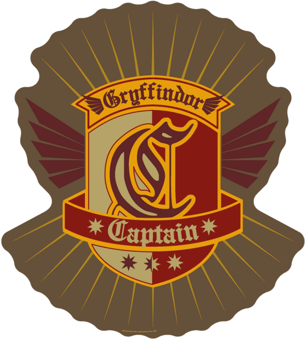 Harry Potter Quidditch Captain Badge (635x705)