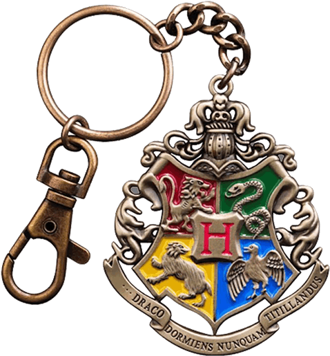 Harry Potter: Hogwarts Crest - Metal Keychain (600x600)