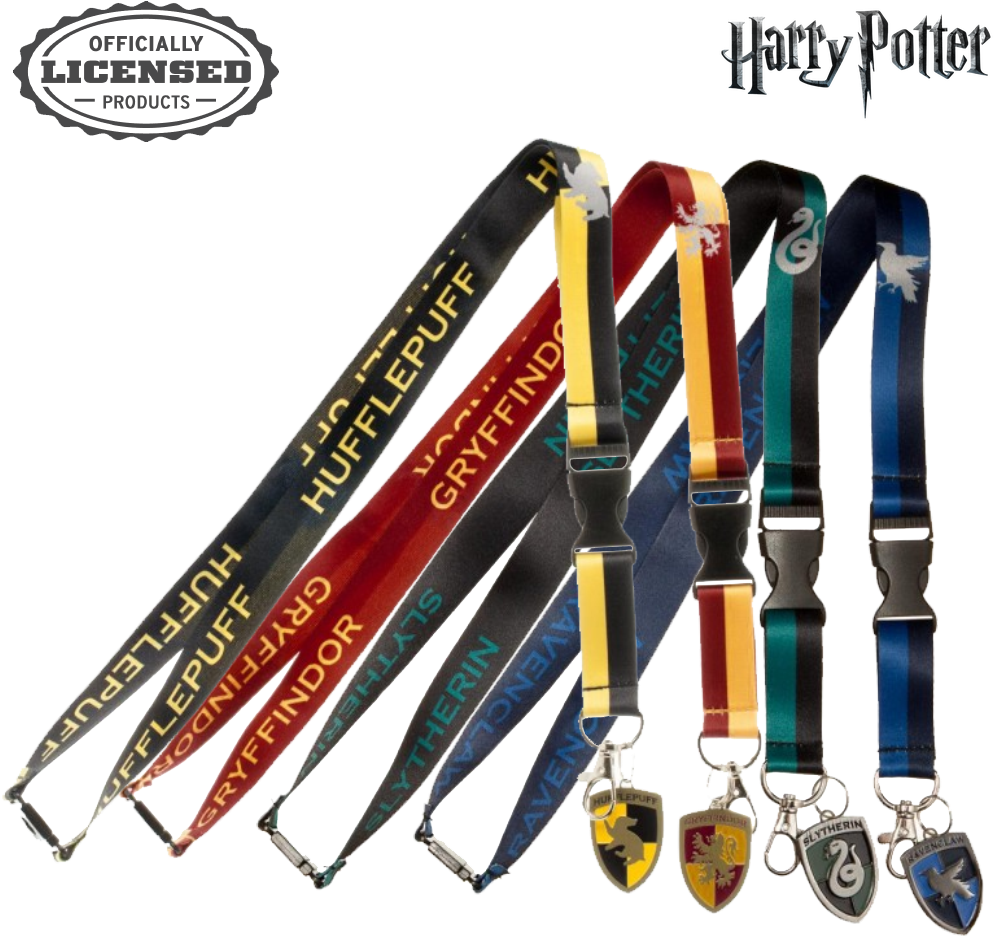 Harry Potter Hogwarts 'house Shield Tag Charm' Lanyard - Harry Potter - Hufflepuff - Lanyard (1000x1000)