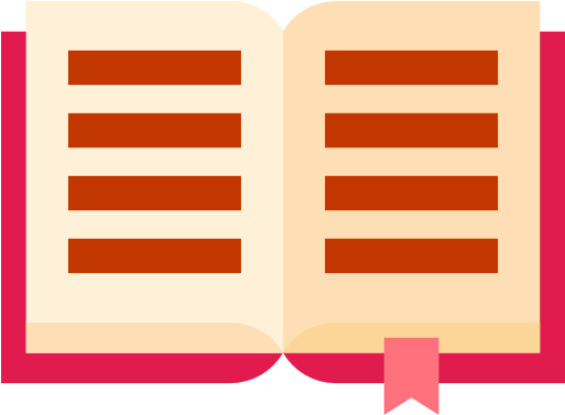 Open Book Free Icon - Red Open Book Icon (512x512)