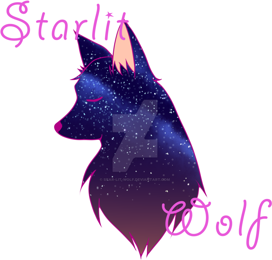 Starlit Wolf Logo By Starxid On Deviantart College - Starlit Wolves (1024x1024)