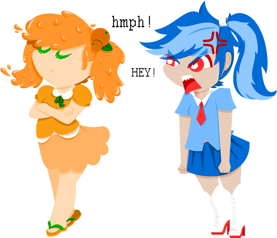 Entry] Orange Juice And Toothpaste By Sketching-shadows - Cartoon (1024x823)